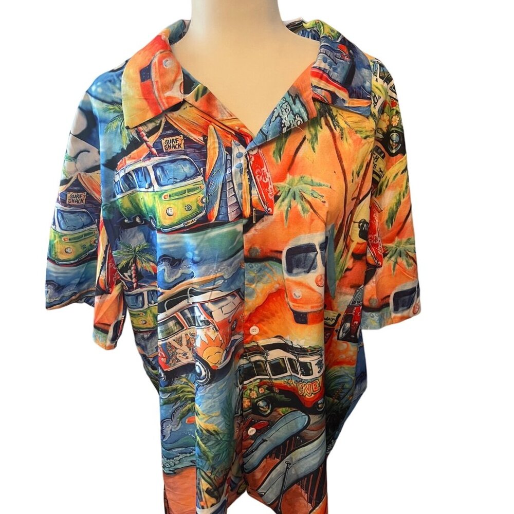 Misslook Mens Tropical Shirt Size XL